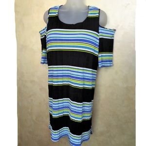 Cold Shoulder Dress by NY Collection NWOT 2X